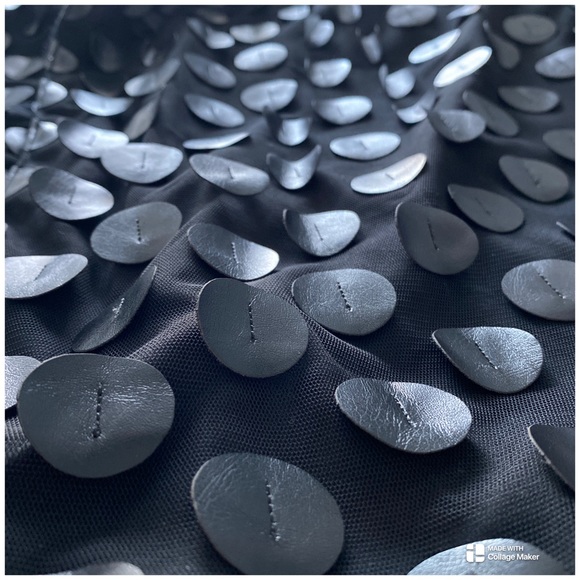 Anthropologie Eva Franco Black Open Front Cardigan Jacket Size M (oversized) - Picture 9 of 11